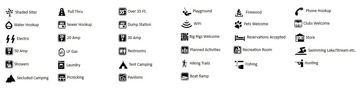 River's Edge RV Campground - Holt FL - Amenities River's Edge RV Campground - Holt FL - Amenities